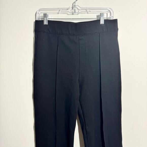 Spanx SPANXsmoot PerfectFit Ponte Flare Pants Women L Black Career Workwear Pull - Picture 3 of 8